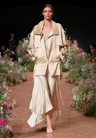 Elie Saab looked to Jean Harlow for its spring/summer 2027 collection. Photo: Elie Saab