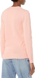 Amazon Essentials Women's Lightweight V-Neck Sweater, Long Sleeve, Ribbed, 100% Cotton - Image 2