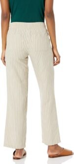 Amazon Essentials Women's Linen Blend Drawstring Relaxed Fit Wide Leg Pants (Available in Plus Size) - Image 2