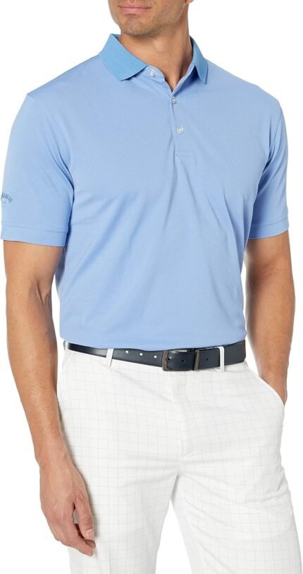 Callaway Men's Short Sleeve Ottoman Performance Golf Polo
