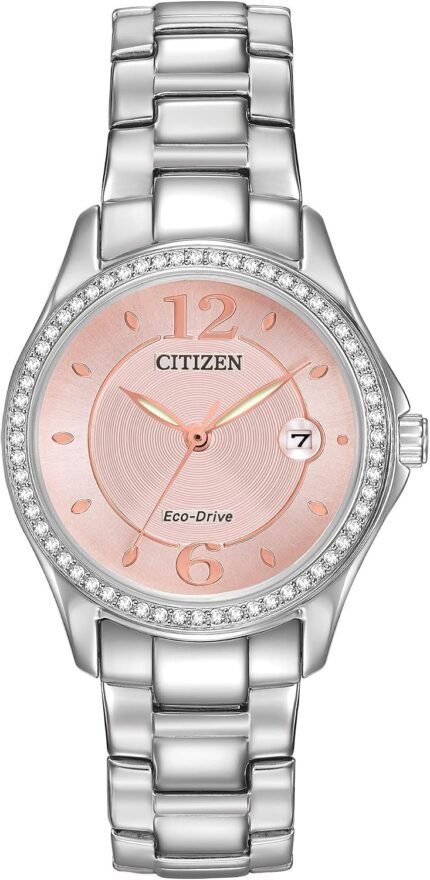 Citizen Women's Eco-Drive Dress Classic Crystal Watch in Stainless Steel