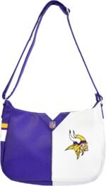 Littlearth NFL Pebble Split Hobo Bag for Women