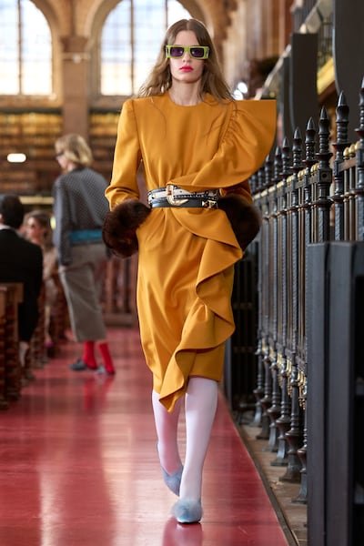 Alessandro Michele celebrated books, eccentricity and the human imagination at Valentino. Photo: Valentino