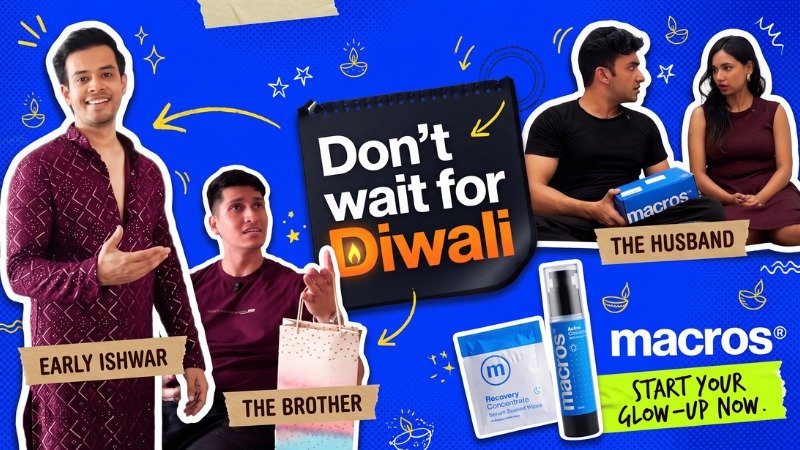 Macros rolls out ‘Don’t Wait for Diwali’ festive men’s skincare campaign