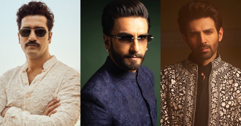 7 Celebrity-Inspired Diwali Looks for Men 2026 Inspired By Ranveer Singh, Kartik Aaryan & Others